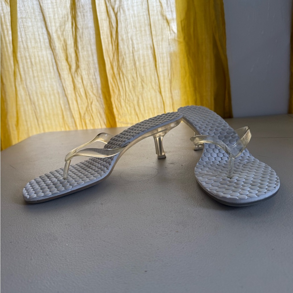 Women's Clear Heeled Sandals